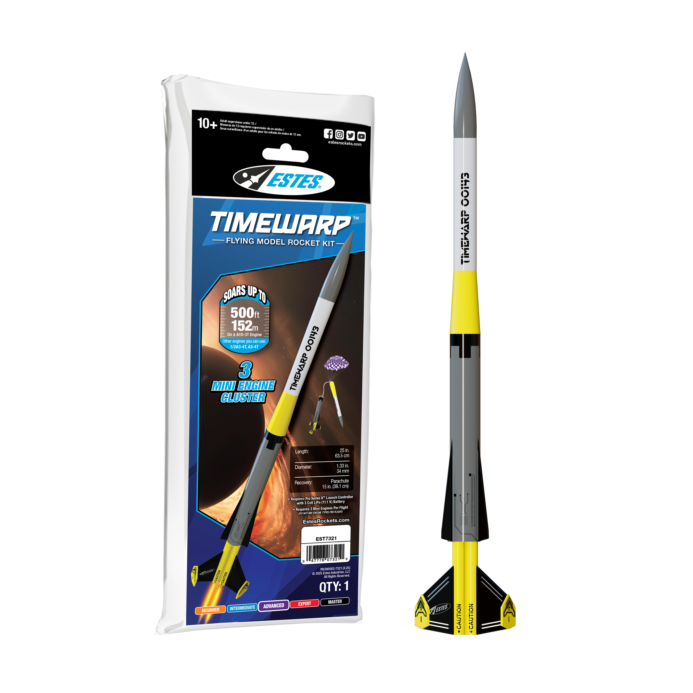 Estes Time Warp Model Rocket Kit