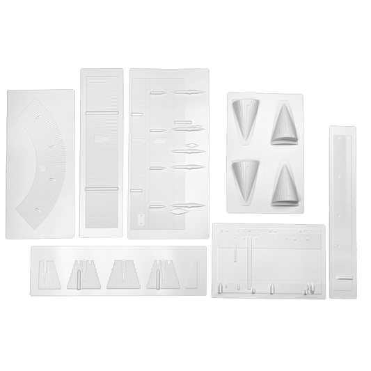 Estes Saturn V Model Rocket Vacuum Formed Replacement Parts