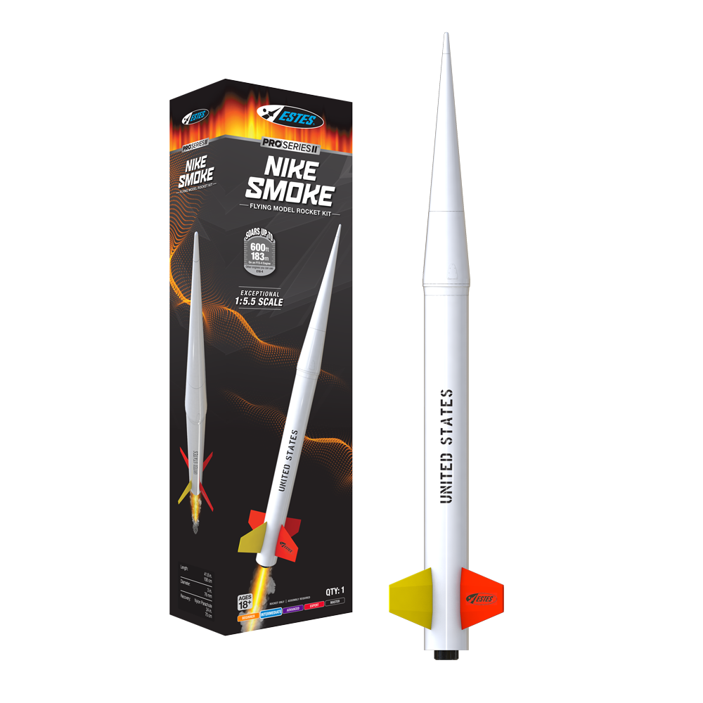 Estes Nike Smoke Pro Series II Model Rocket Kit