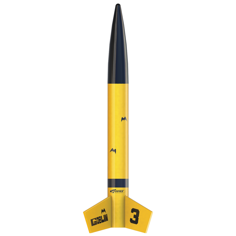 Estes Great Goblin Model Rocket Upright