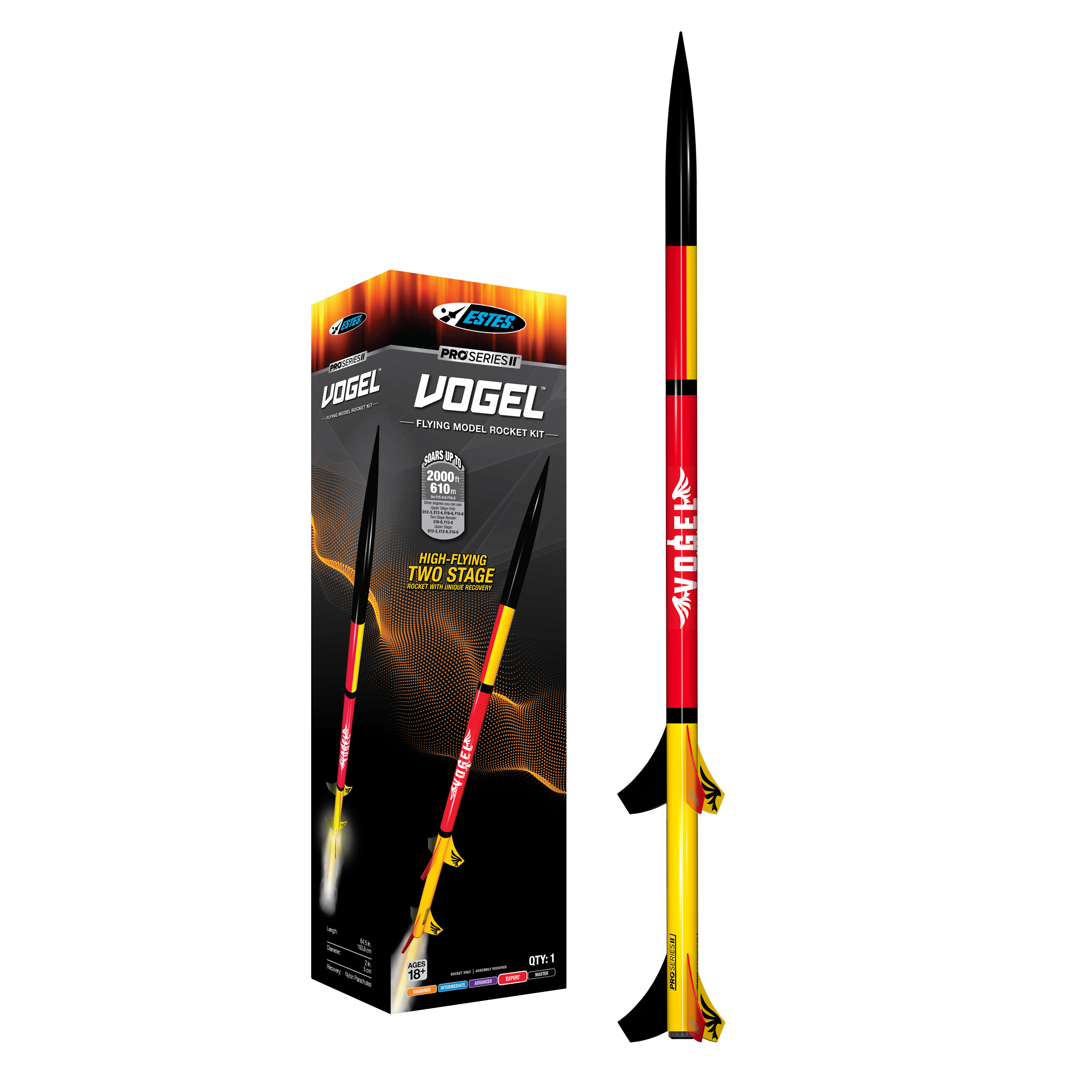 Estes Pro Series II Vogel Model Rocket Kit 