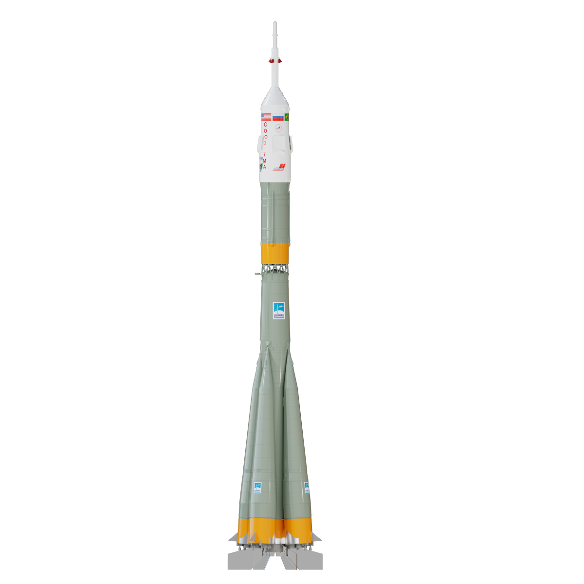 Estes Soyuz Expert Level Model Rocket 