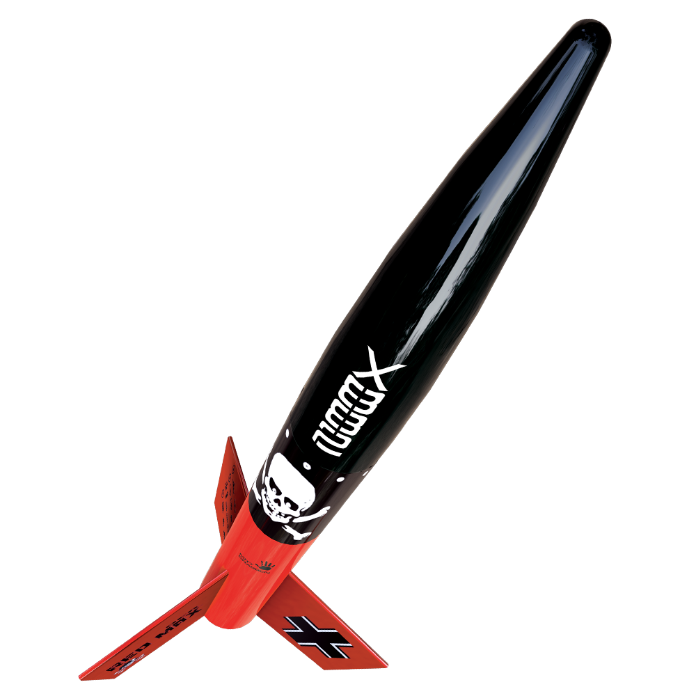 Estes Mega Der Red Max Pro Series II Model Rocket 