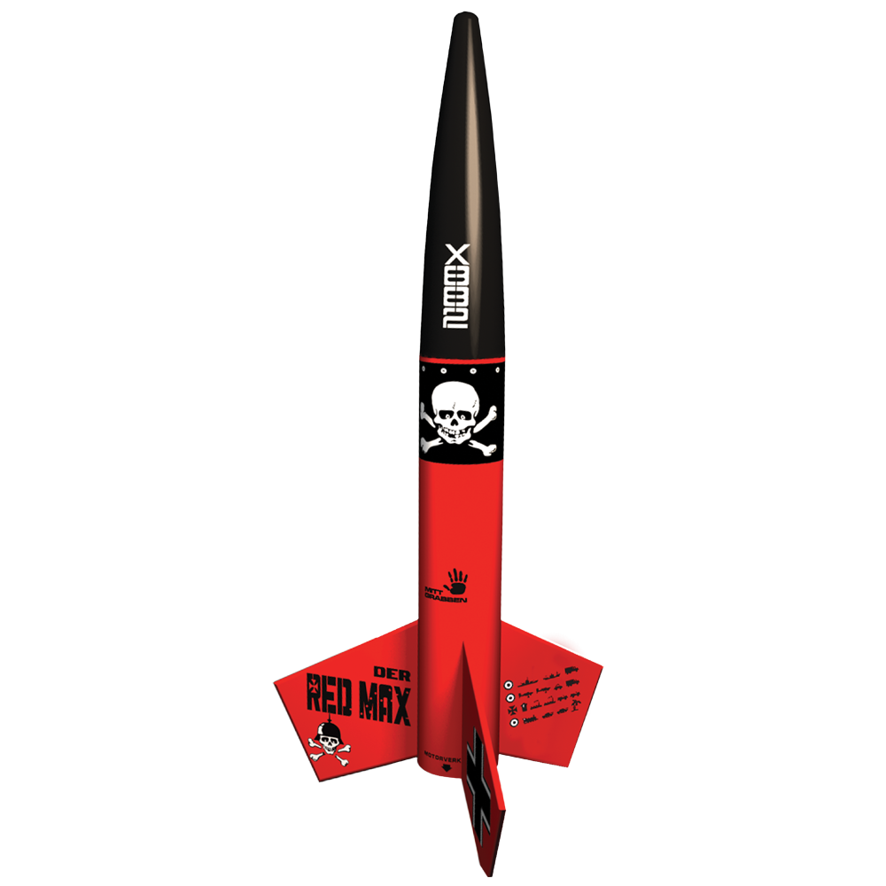 Estes Mega Der Red Max Cluster Model Rocket
