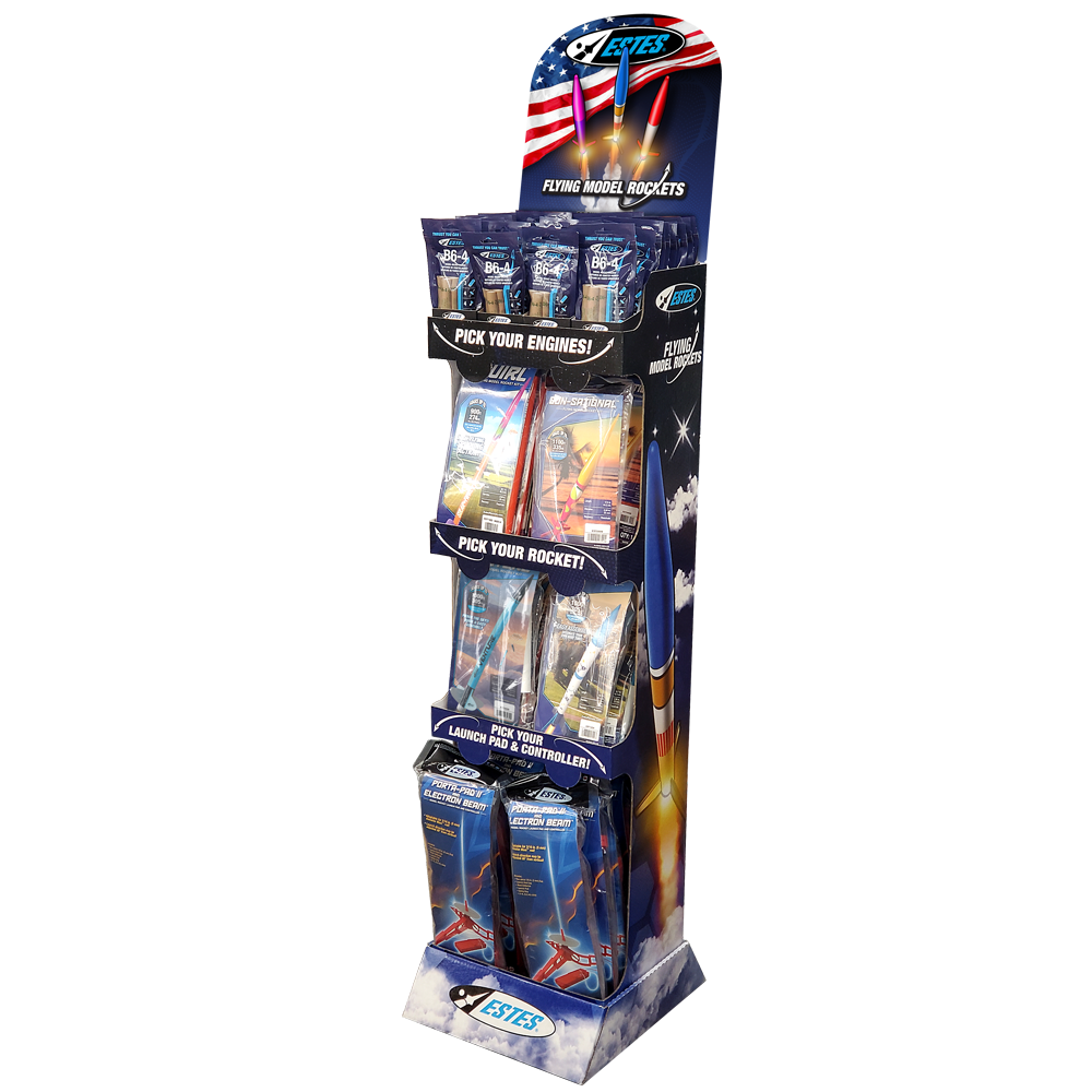 Patriotic Point-of-Purchase Display Stand