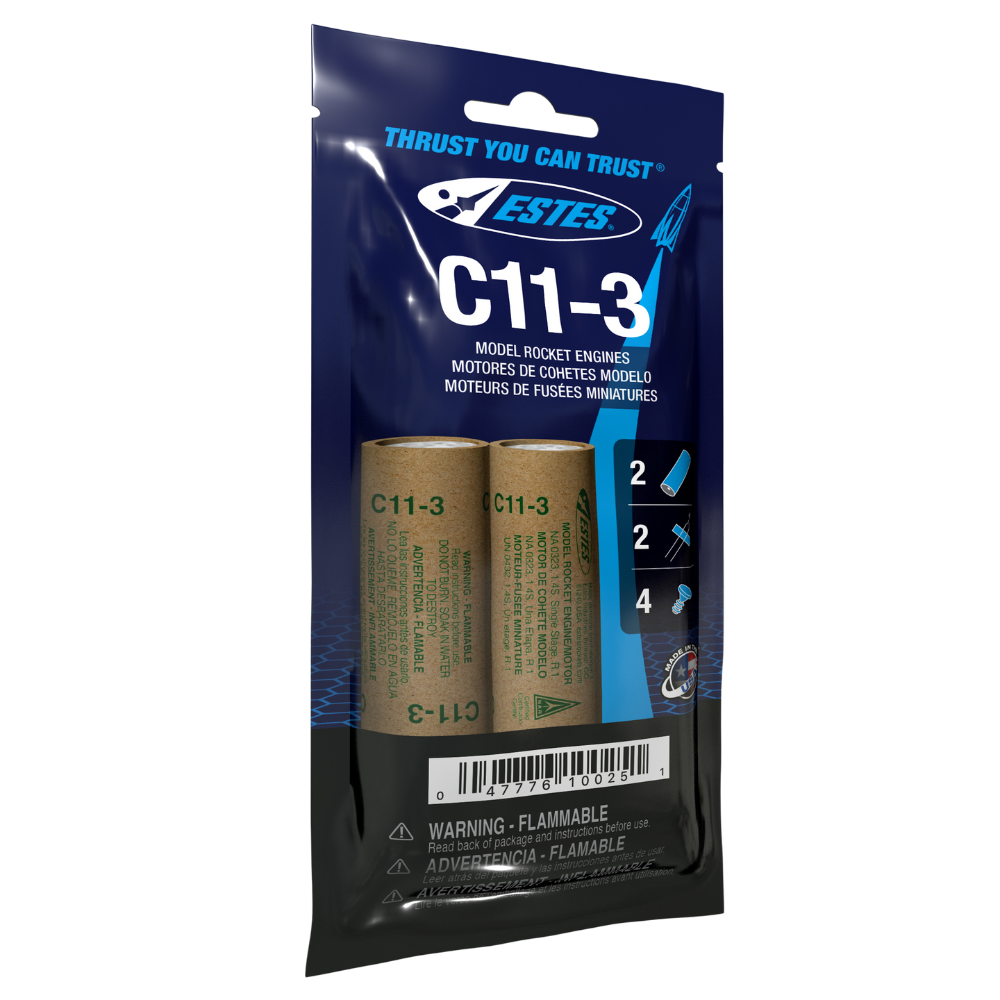 Estes C11-3 Model Rocket Engines 