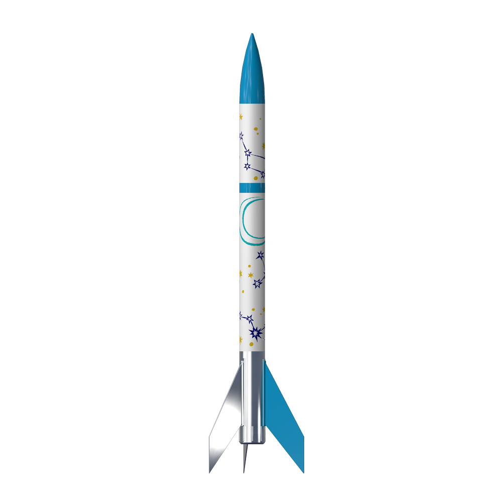 Estes Cosmic Cargo Model Rocket Upright