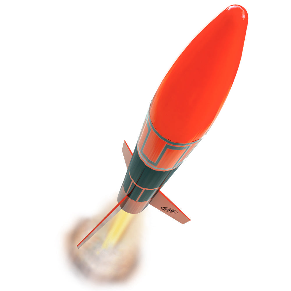 Estes Alpha III Model Rocket Flame