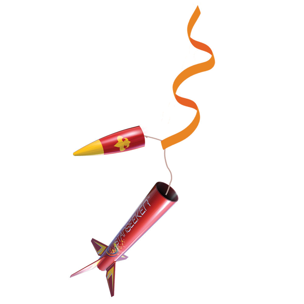 Estes Starseeker Model Rocket Streamer Recovery