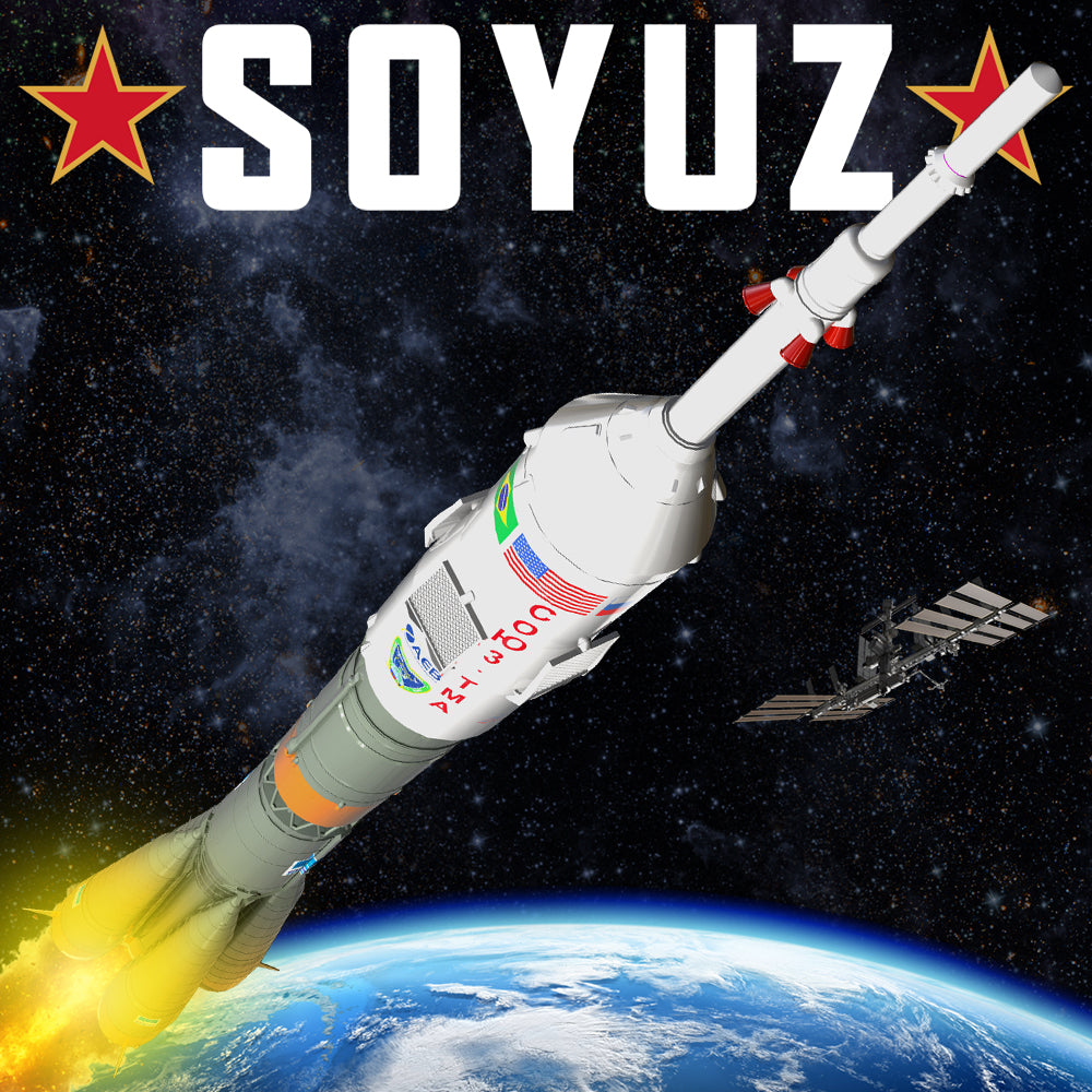 Estes Soyuz Flying Model Rocket Hero Banner 