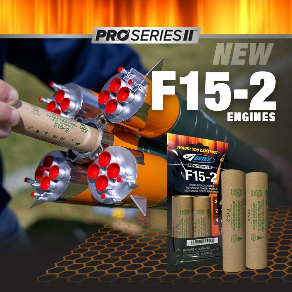 Estes F15-2 29mm Model Rocket Engines