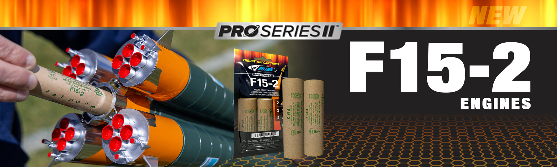 Estes F15-2 29mm Model Rocket Engines