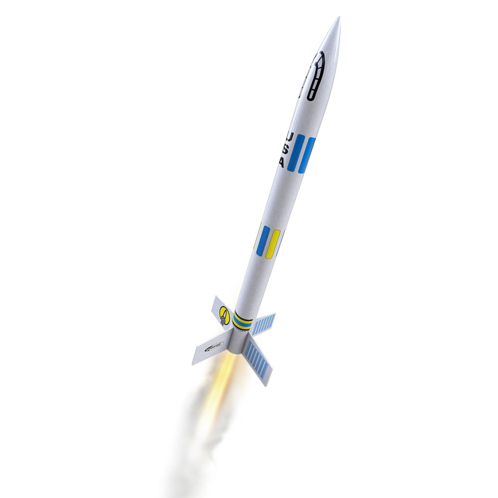 Generic E2X Model Rocket Launch