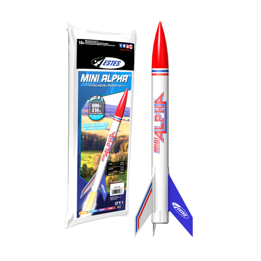 Alpha Jet Rockets Mini Alpha – Estes Wholesale