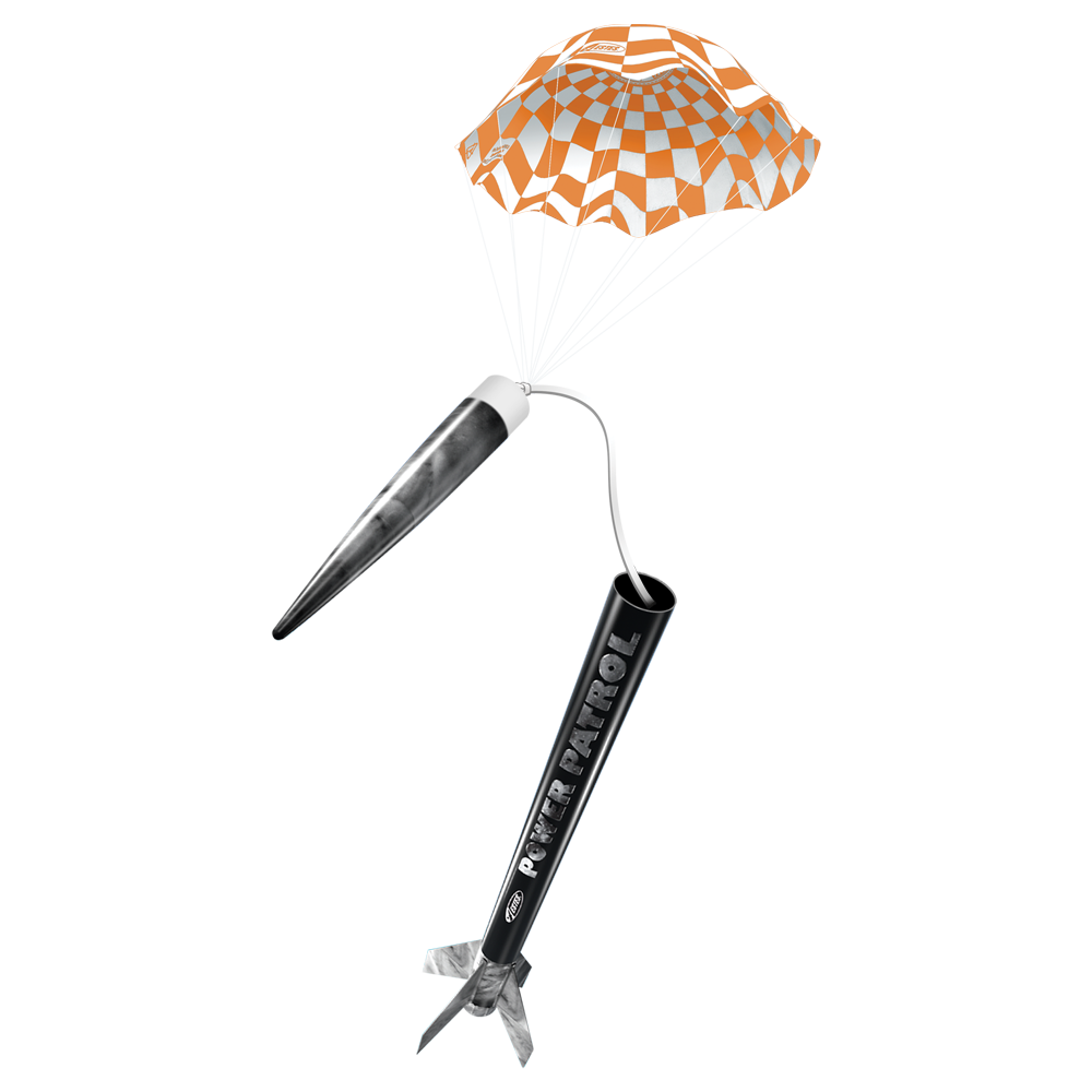 Estes Power Patrol Rocket Parachute Recovery
