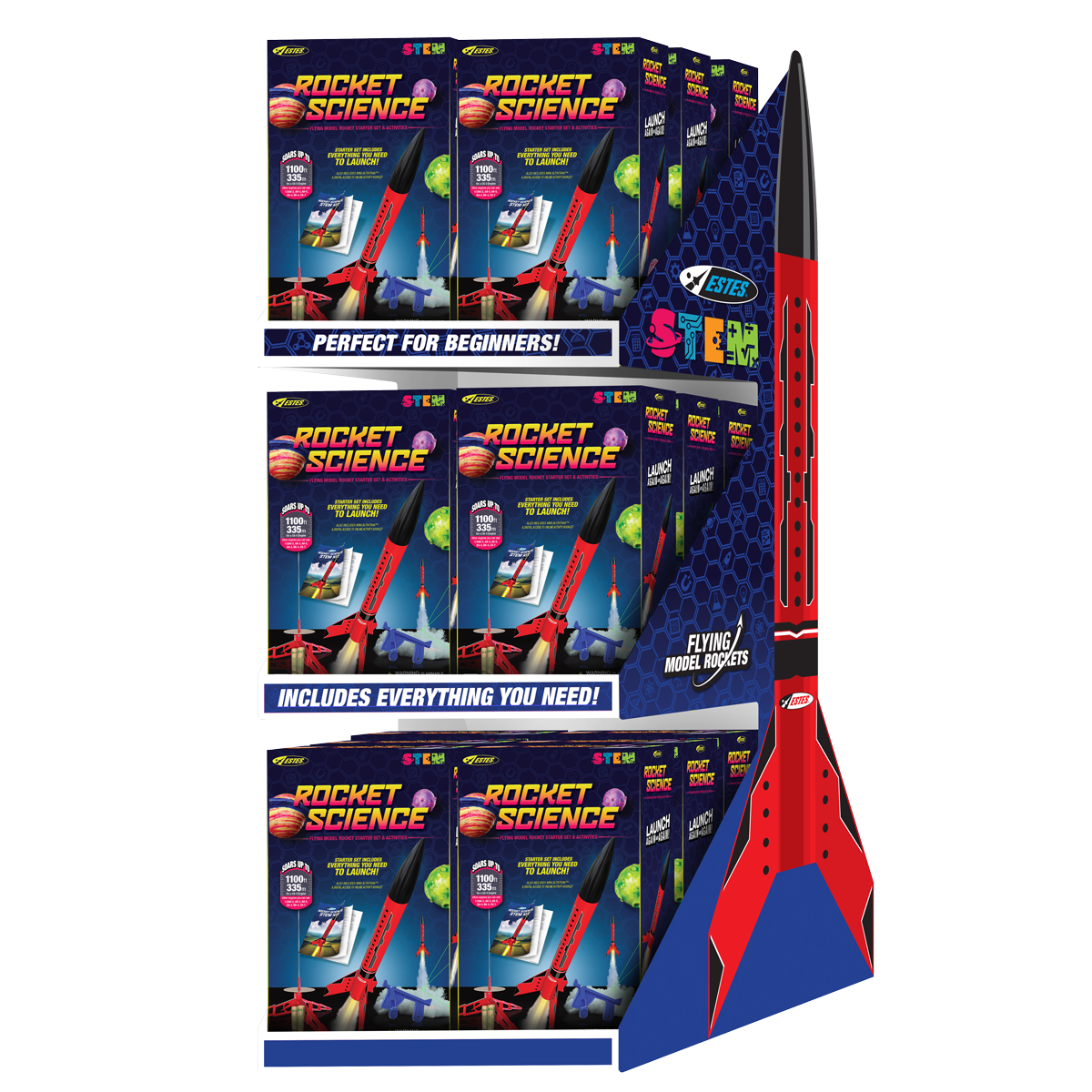 Rocket Science STEM Kit POP Point of Purchase Retail Display