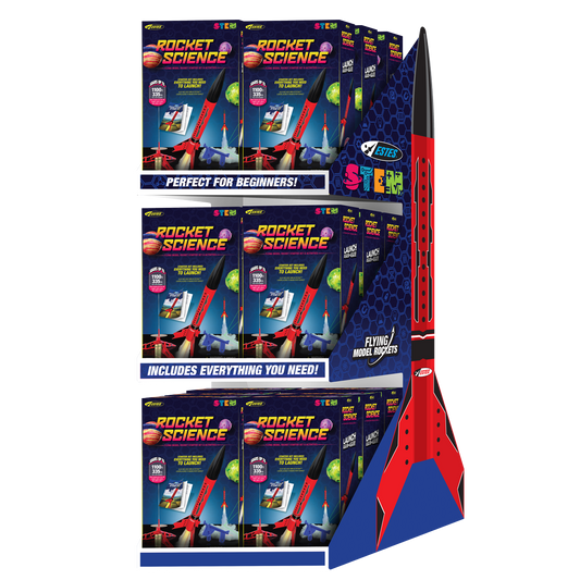 Point of Purchase (POP) Rocket Science STEM Set Display