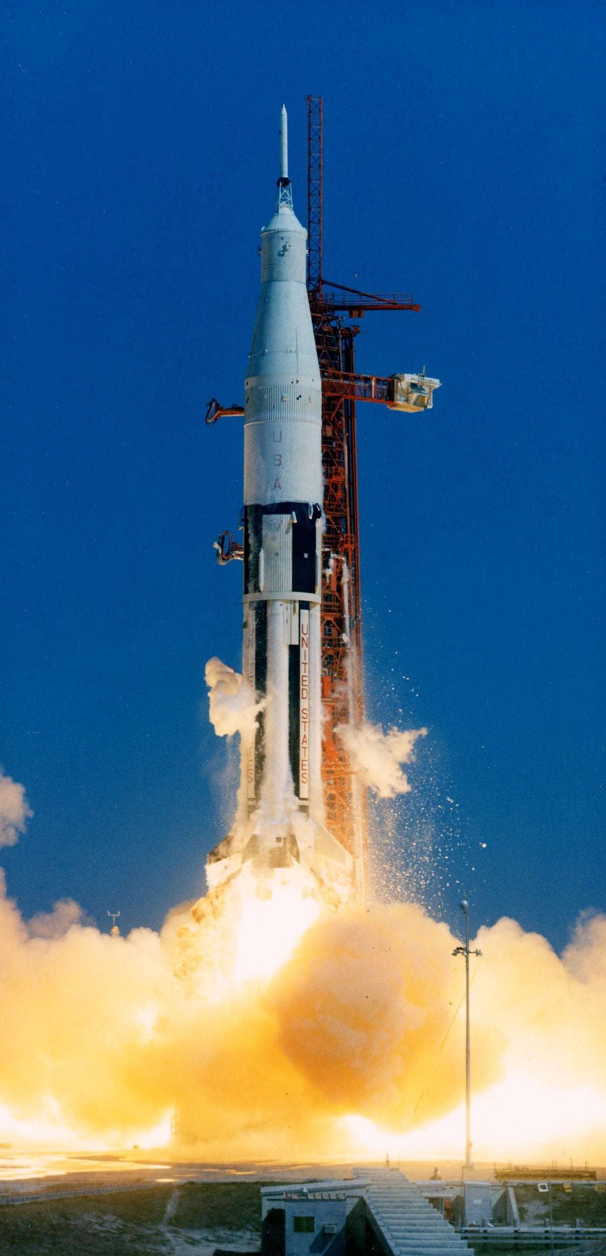 Saturn 1B Rocket Launch