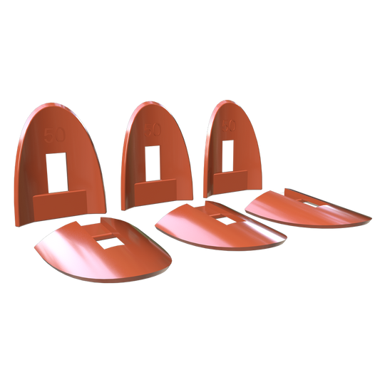 Estes BT-50 Shock Cord Mounts - Pack of 6