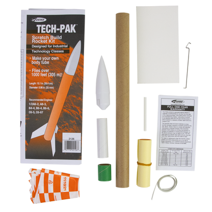 Estes Tech-Pak Scratch Build Model Rocket Parts