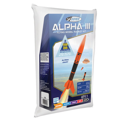 Estes Alpha III Packaging