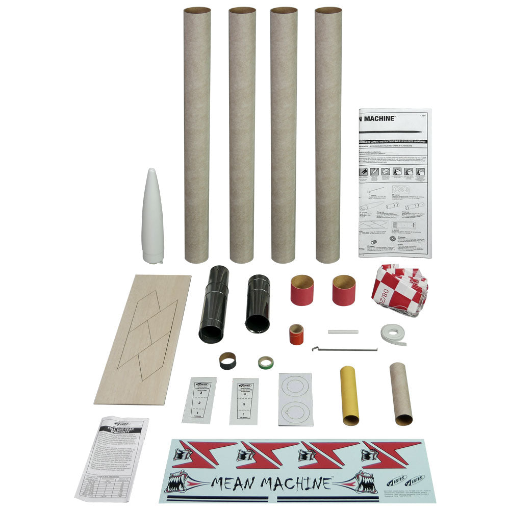 Estes 1295 Mean Machine Parts