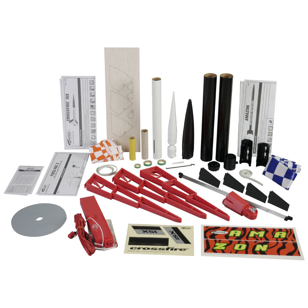 Estes 1469 Tandem X Launch Set Parts
