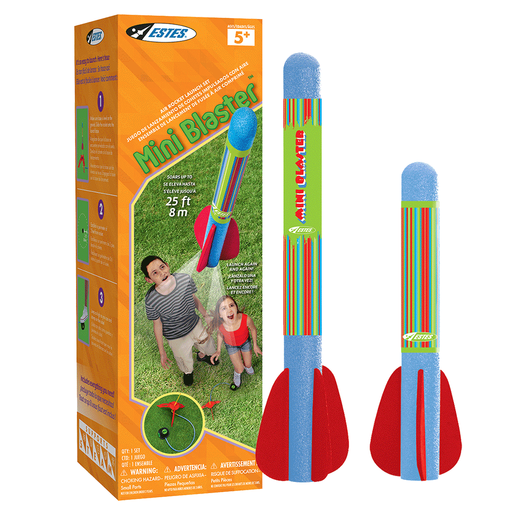Pocket Rockets Launchers Mini Blaster™ Air Rocket Launch Set – Estes Wholesale