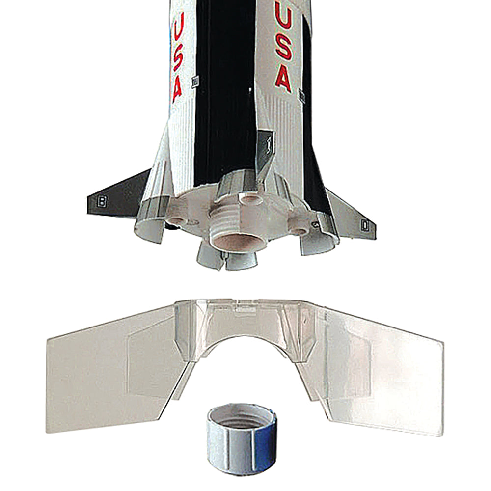 Estes Saturn V Model Rocket Clear Tail Fin