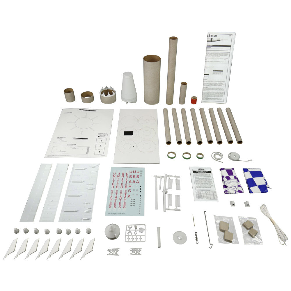 Estes 7251 Saturn 1B Parts