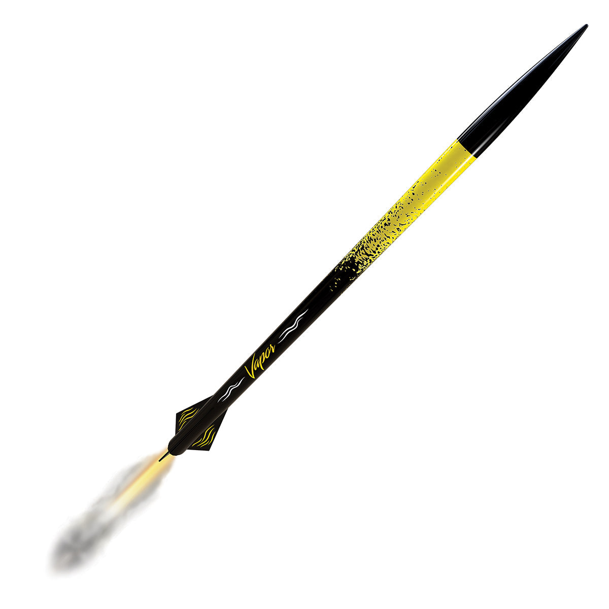 Vapor Flying Model Rocket Yellow