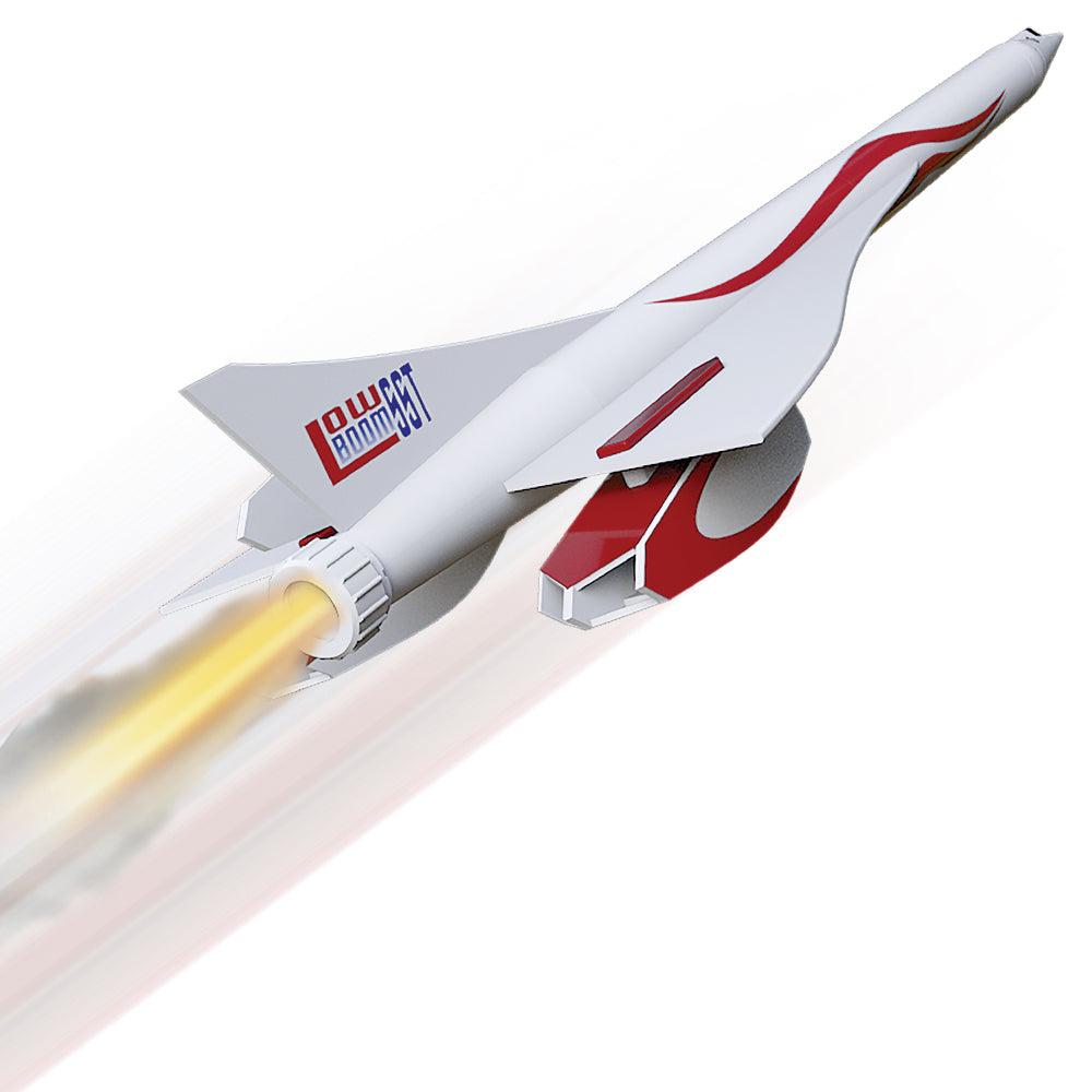 Estes Low Boom SST Up Flame View