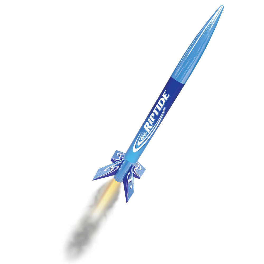 Estes Riptide Launch Set Side Flame View