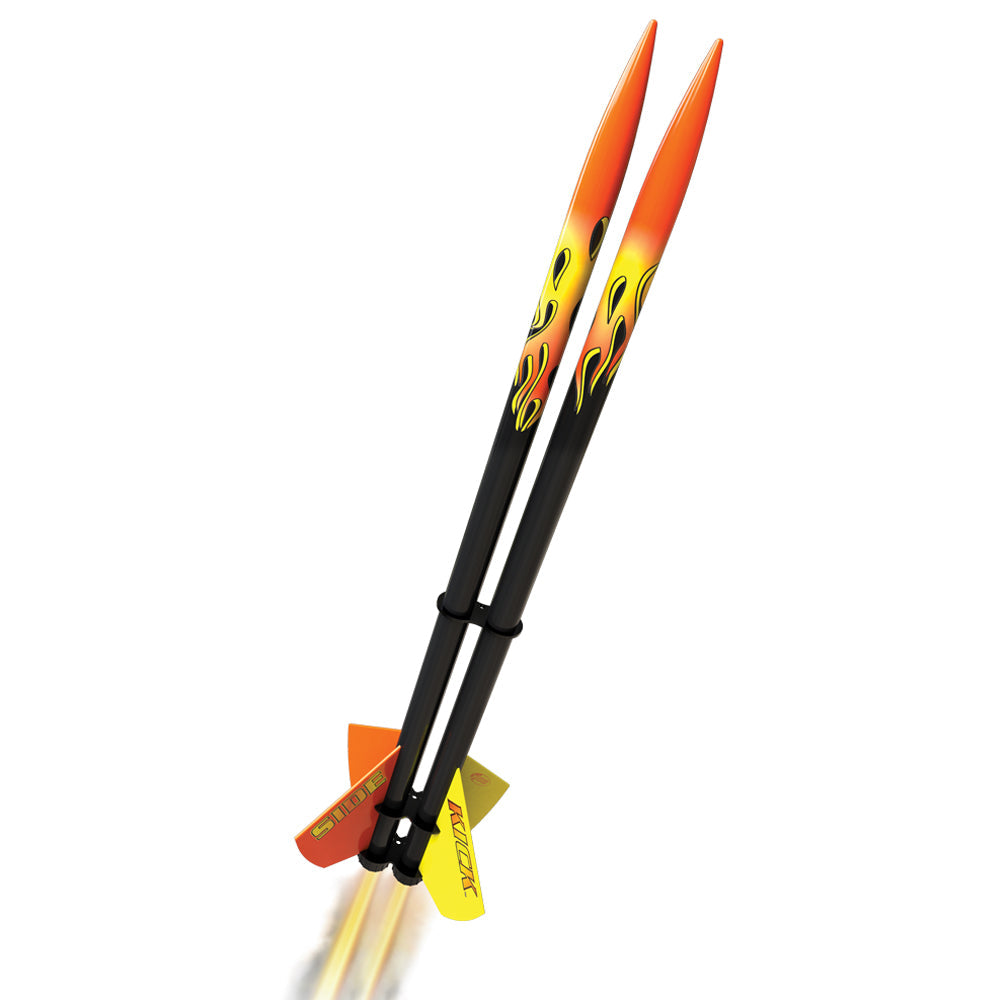 Estes Rocket Straight with Flame